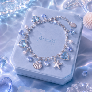 HOME Ocean Heart Charm Bracelet
