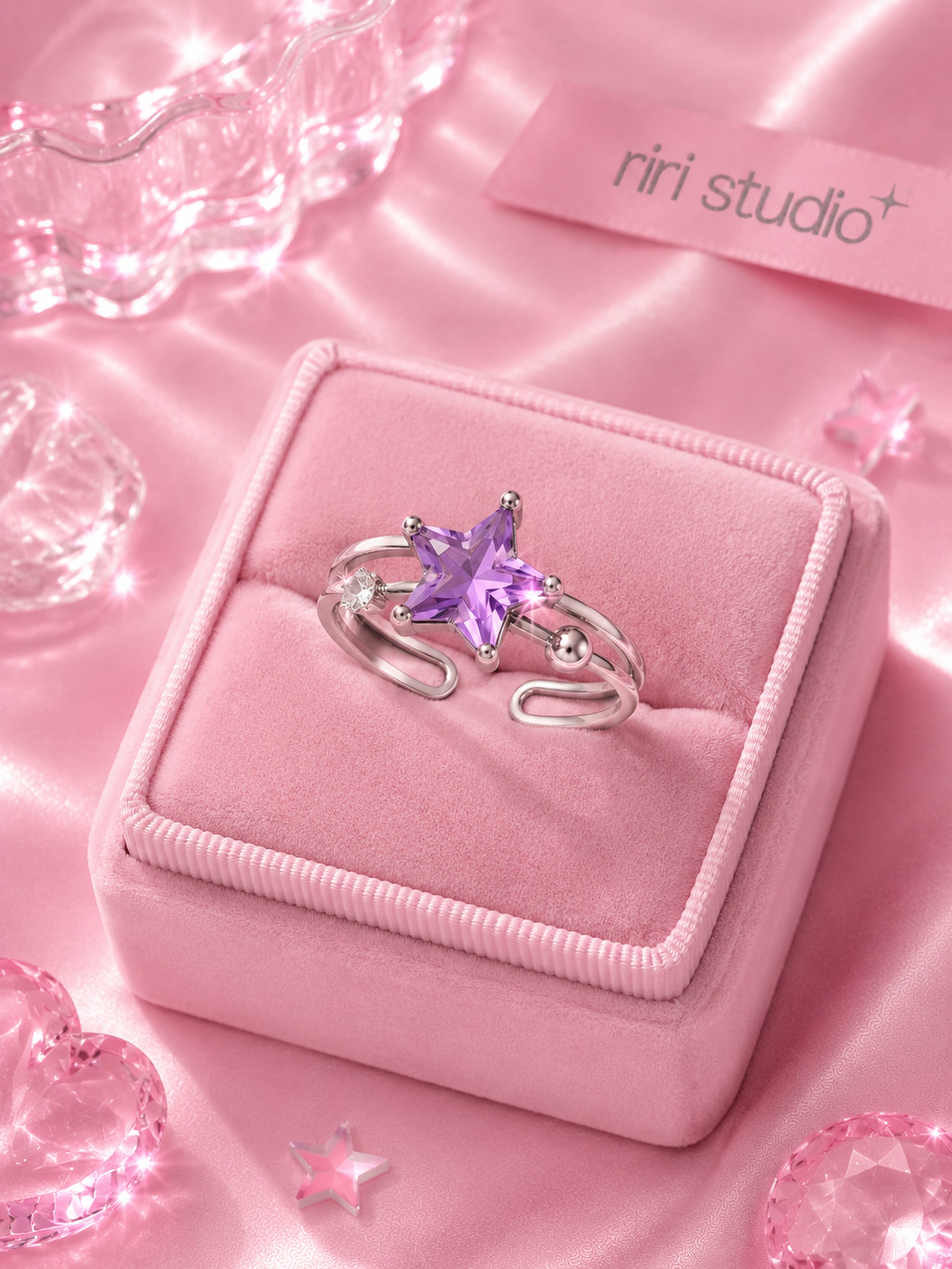 file_00000000b10872078169a4f7e6b8755c Lavender Star Ring